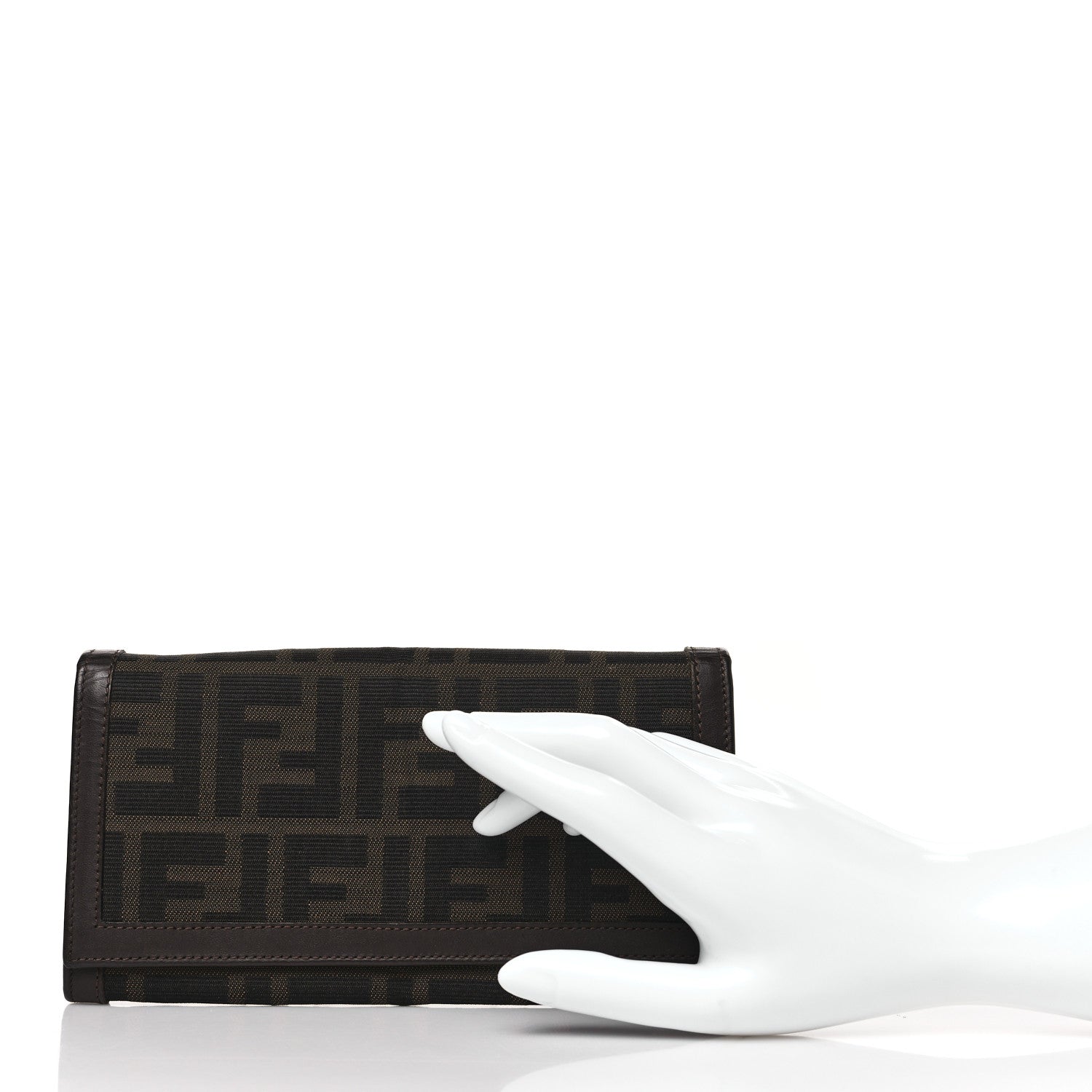 Fendi Zucca Wallet Tobacco 2 of 9
