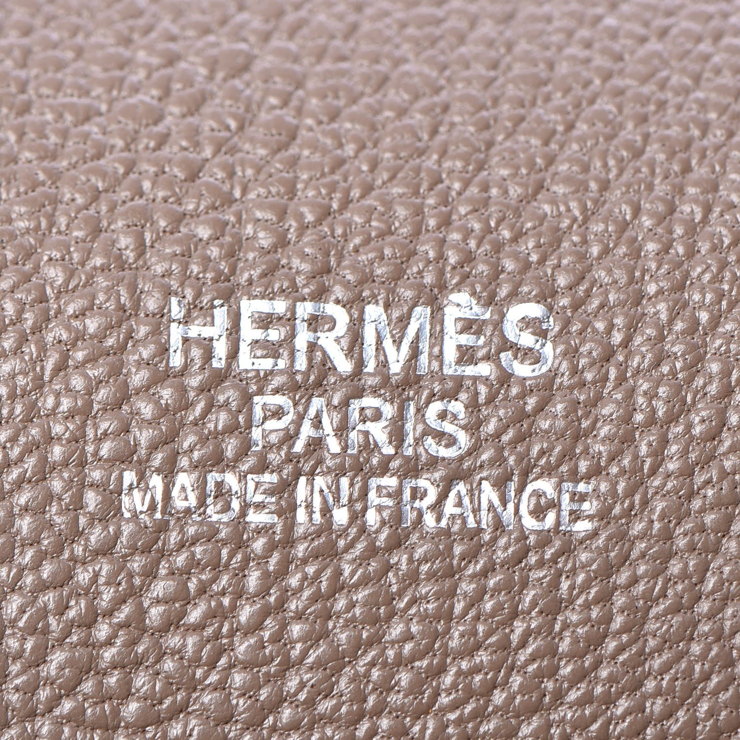 Hermes Taurillon Clemence Jypsiere 34 Etoupe 8 of 28