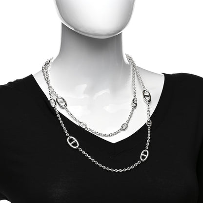 Hermes Sterling Silver Farandole Necklace 120 2 of 5