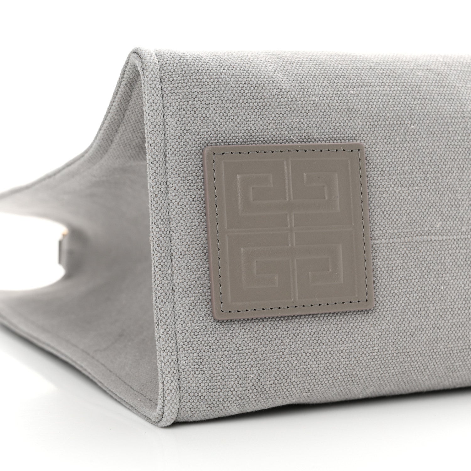 Givenchy Canvas Embroidered Medium G-Tote Grey Pink 9 of 11
