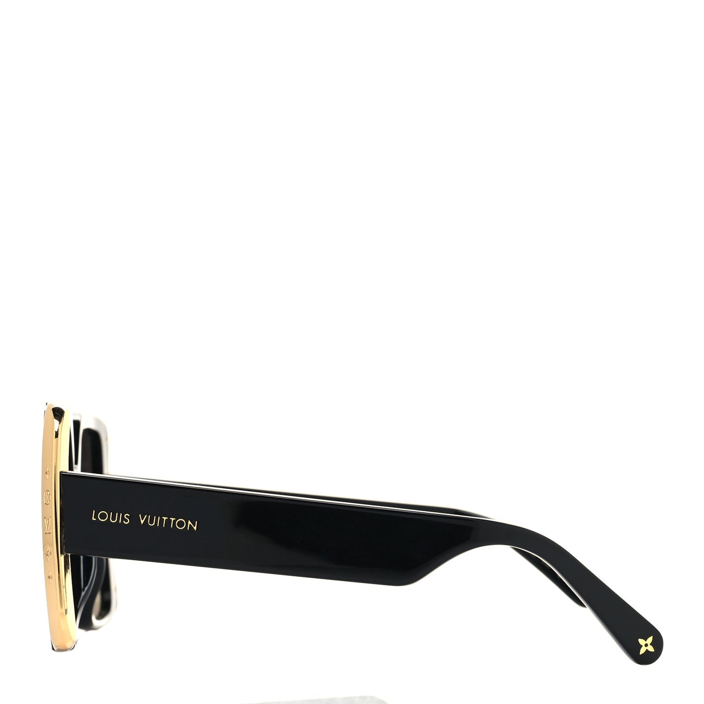 Acetate LV Moon Square Sunglasses Z1664W Black