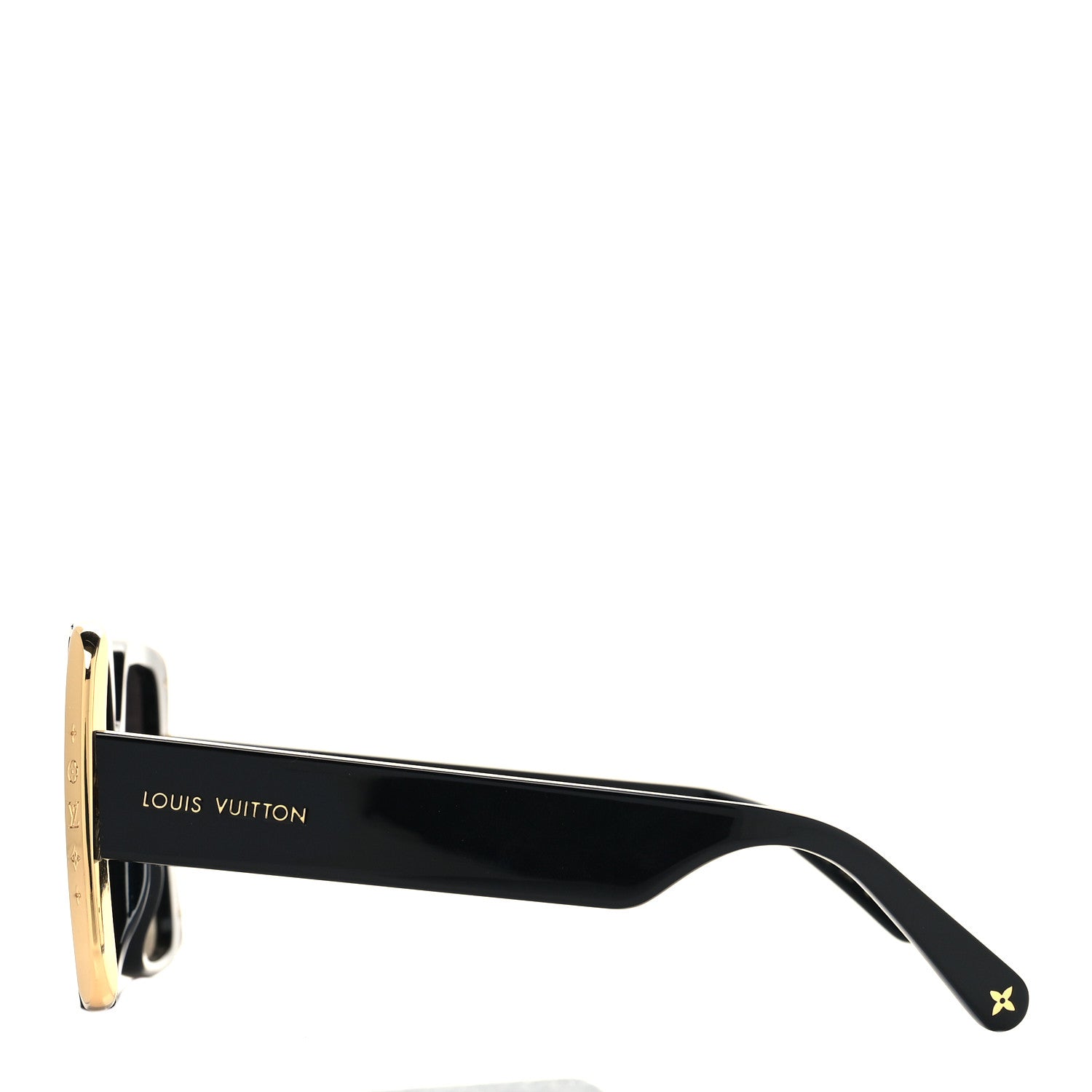 Louis Vuitton Acetate LV Moon Square Sunglasses Z1664W Black 3 of 9