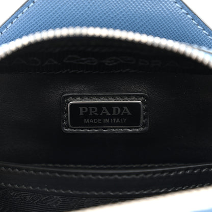 Prada Saffiano Brique Sling Bag Blue 5 of 9