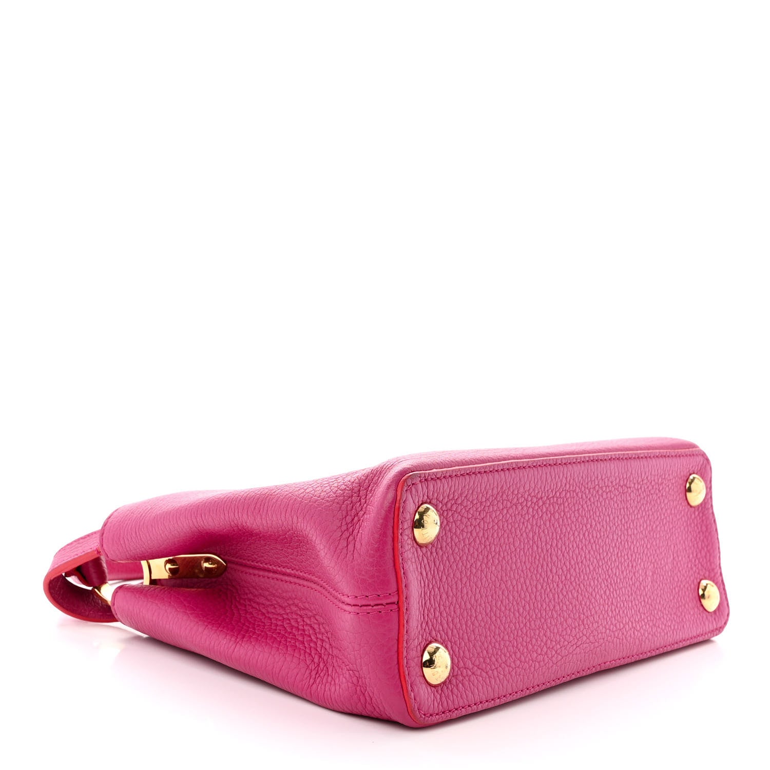 Louis Vuitton Taurillon Capucines BB Hibiscus Flamingo 4 of 11
