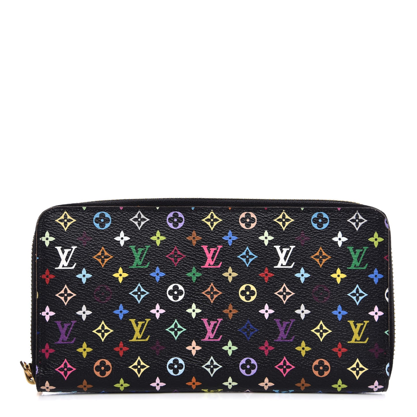 Monogram Multicolor Zippy Wallet Black Grenade