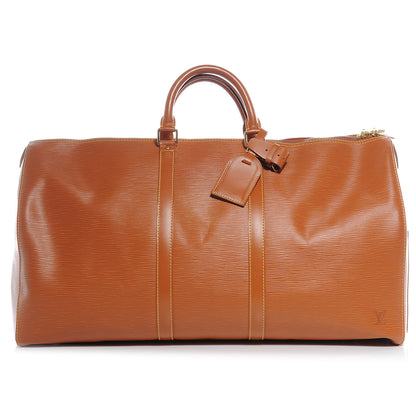 Louis Vuitton Epi Keepall 55 Cipango 1 of 7