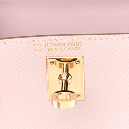 Hermes Epsom Horseshoe Mini Kelly Sellier 20 Mauve Pale 6 of 11