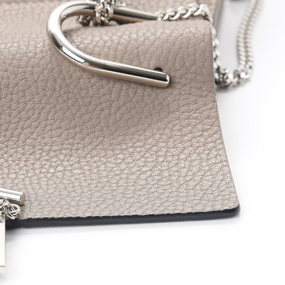 Chloe Grained Lambskin Drew Shoulder Bag Motty Grey 13 of 15