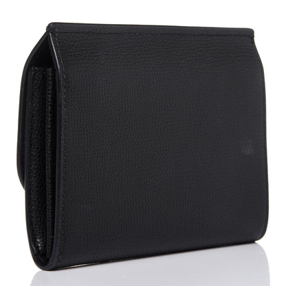 Mulberry Small Classic Grain Medium Amberley Wallet Black 3 of 14