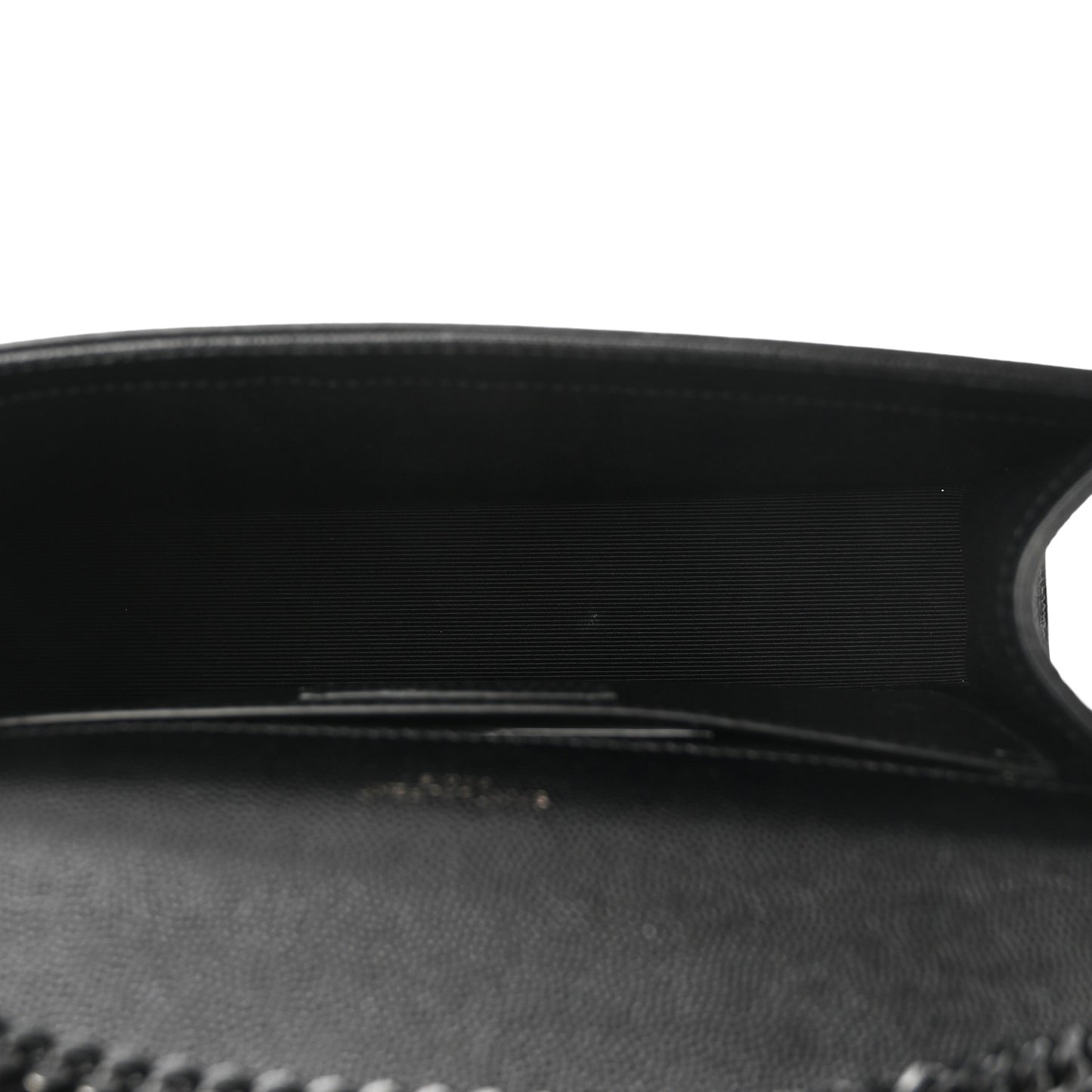 Grain De Poudre Medium Classic Monogram Monochrome Kate Satchel Black
