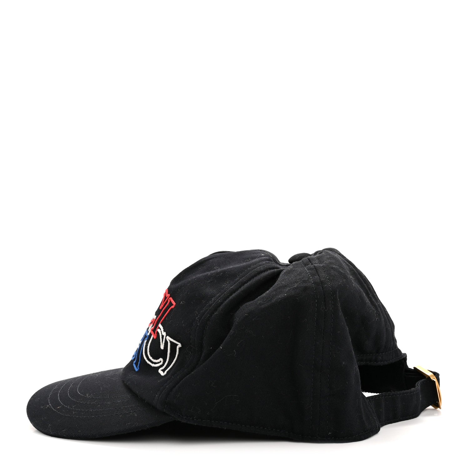 Gucci Cotton Embroidered Baseball Hat S Blue Red White 4 of 10