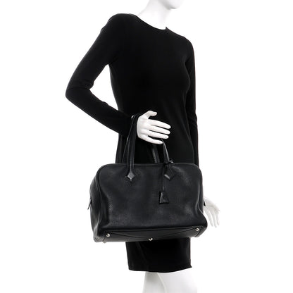 Hermes Taurillon Clemence Victoria II 35 Black 2 of 9
