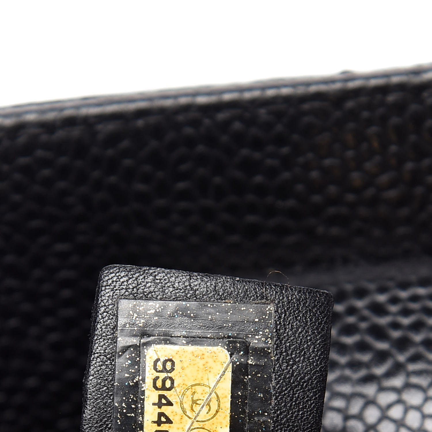 Chanel Caviar Quilted Petit Shopping Tote PST Black 9 of 10