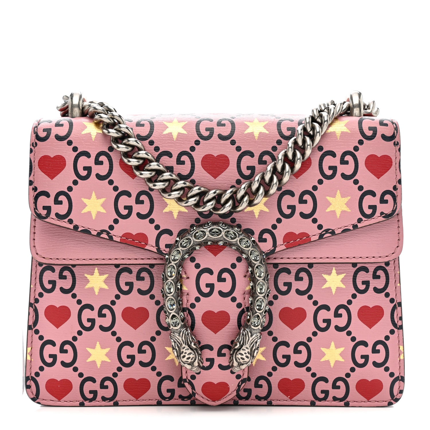Gucci Calfskin Valentine's Day Exclusive Mini Dionysus Shoulder Bag 1 of 14