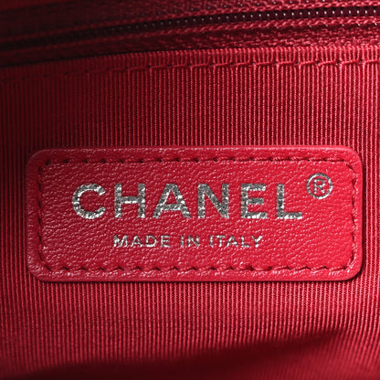 Chanel Aged Calfskin Quilted Small Gabrielle Logo Hobo Black 5 of 9