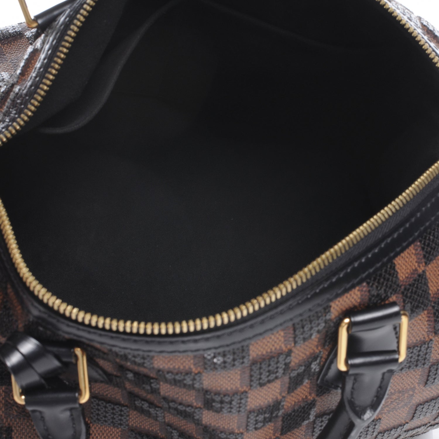 Louis Vuitton Damier Paillettes Speedy 30 Black 6 of 8
