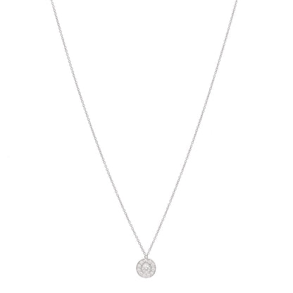 Tiffany Platinum Diamond .33ctw Circlet Pendant Necklace 1 of 5