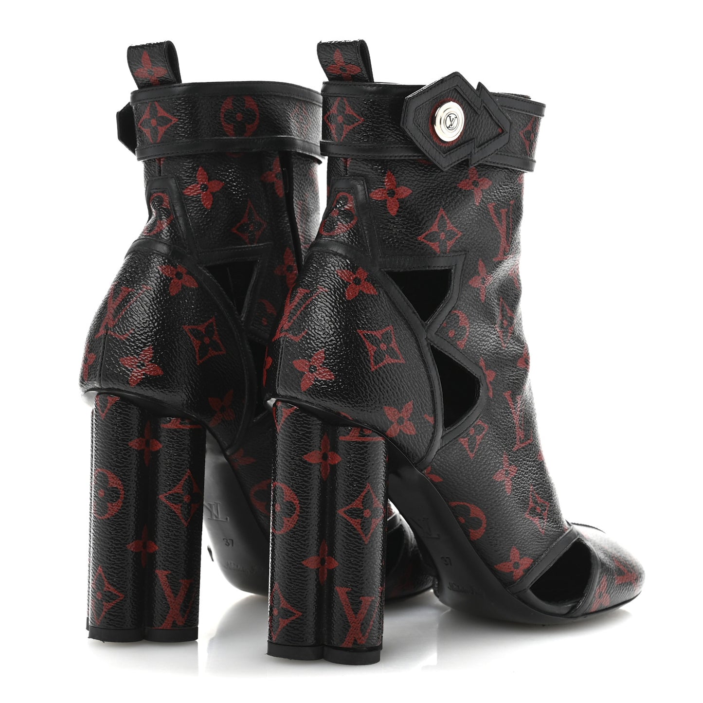 Monogram Infrarouge Logomania Ankle Boots 37 Black