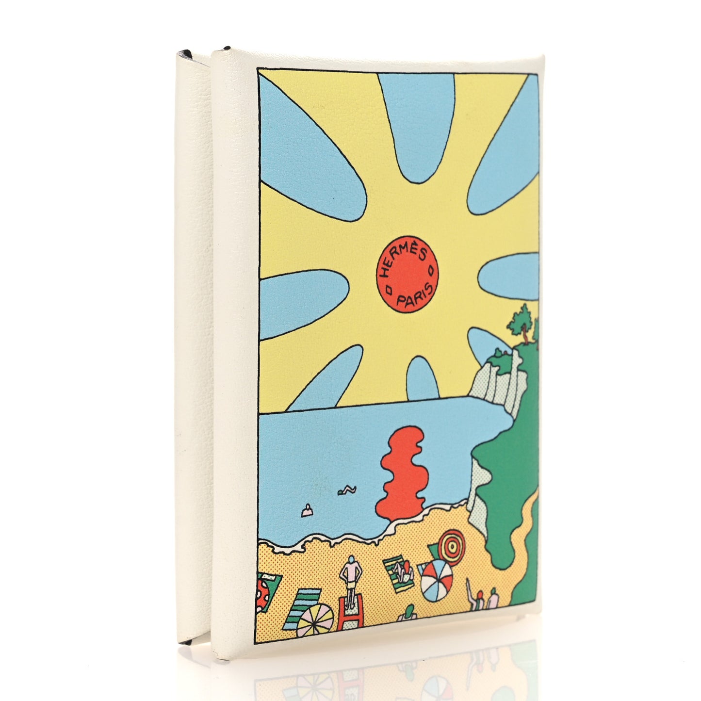 Swift Le Lever Printed Calvi Duo Card Case White Multicolor