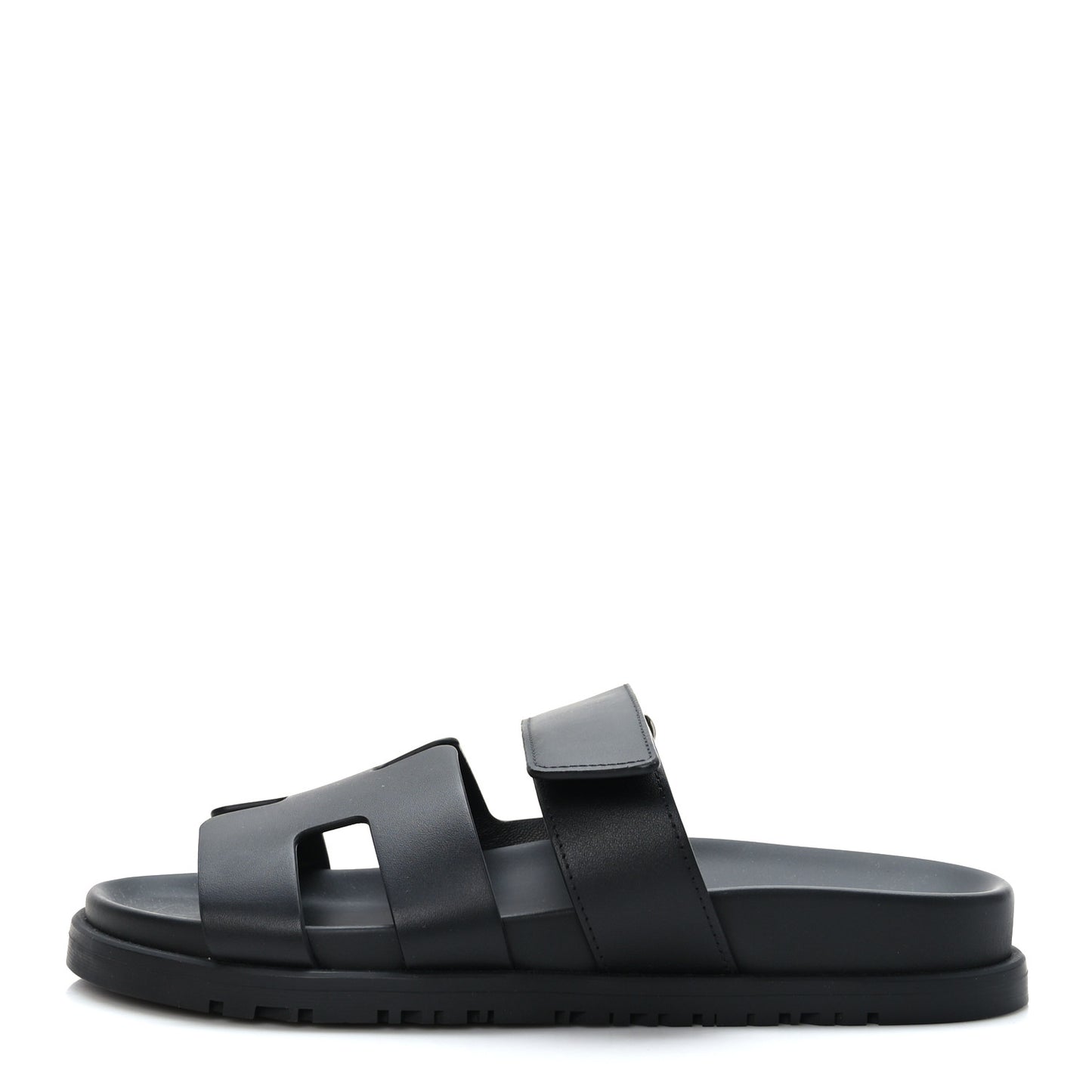 Calfskin Womens Chypre Sandals 35.5 Black