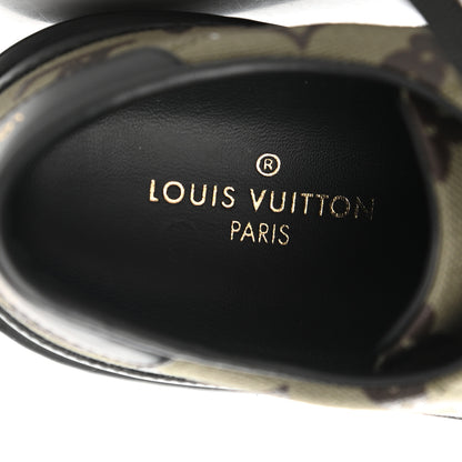 Louis Vuitton Calfskin Monogram Stellar Sneakers 35.5 Khaki 7 of 9