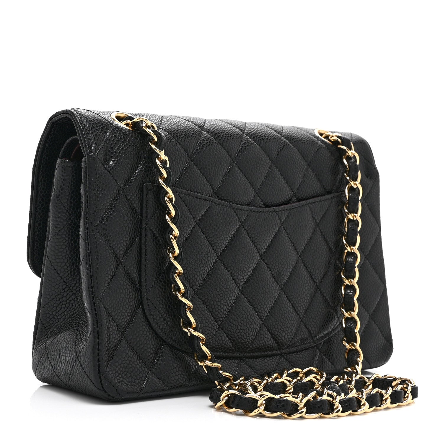 Chanel Caviar Quilted Small Double Flap Black 3 of 10