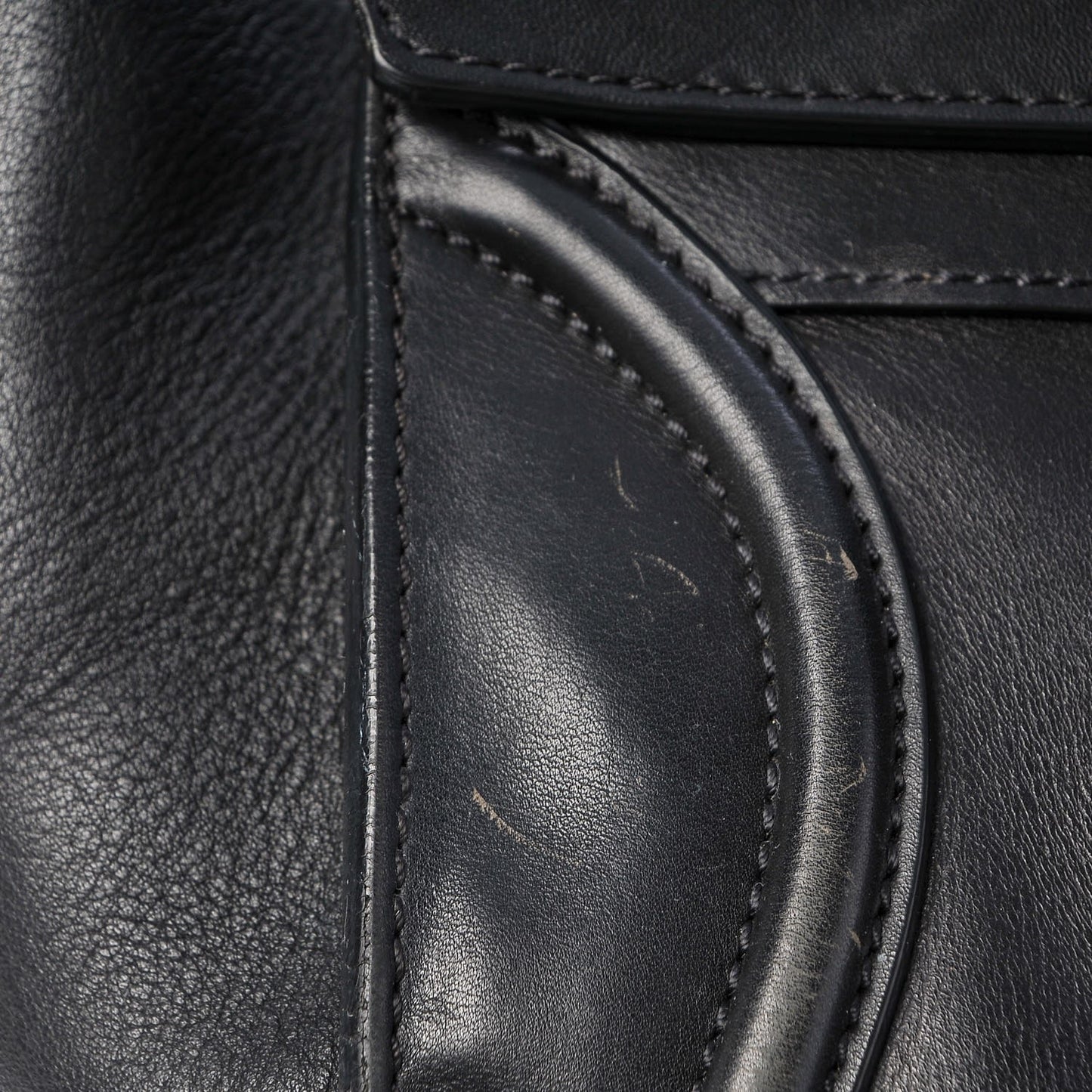 Smooth Calfskin Mini Luggage Black