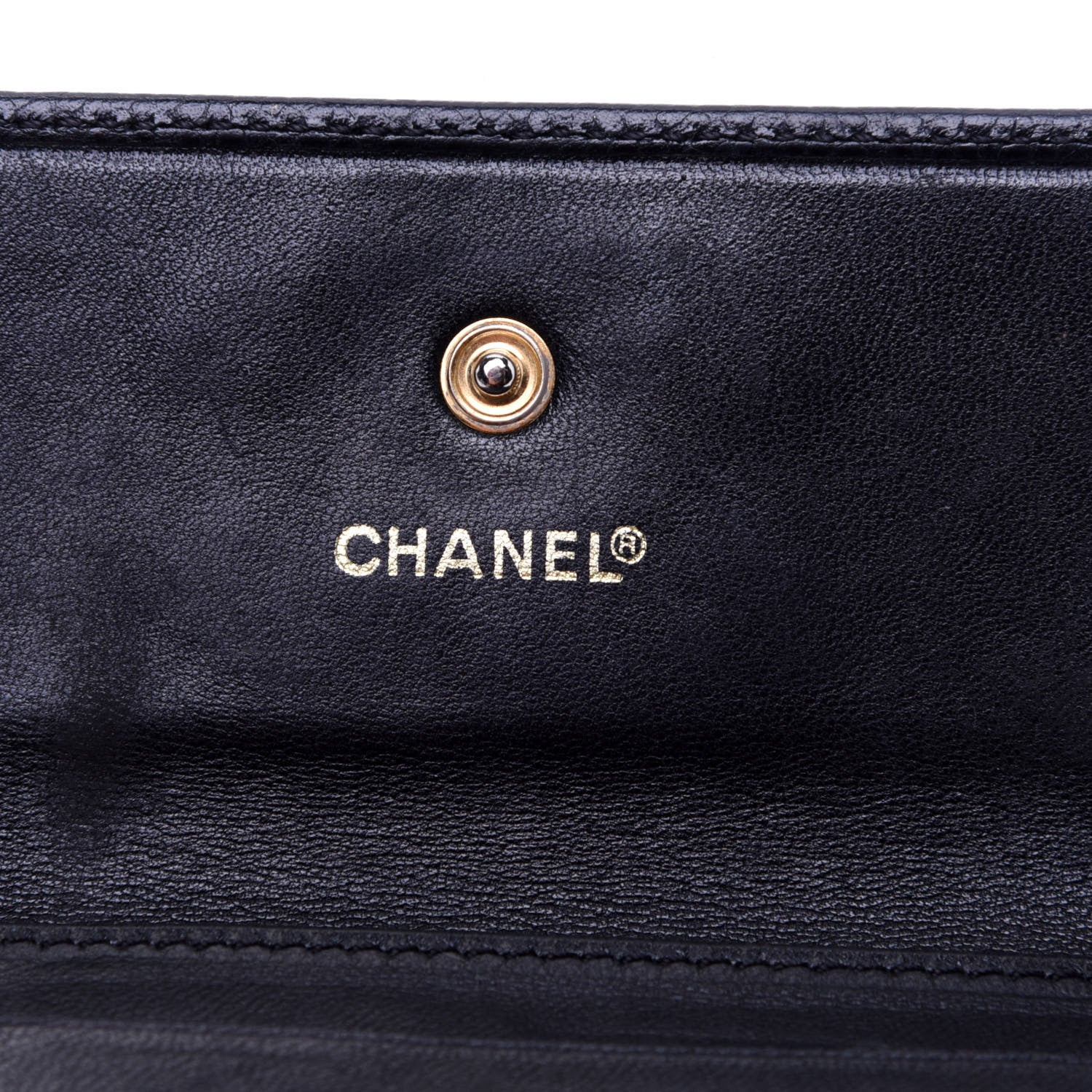 Chanel Caviar Timeless CC Compact French Wallet Black 8 of 10