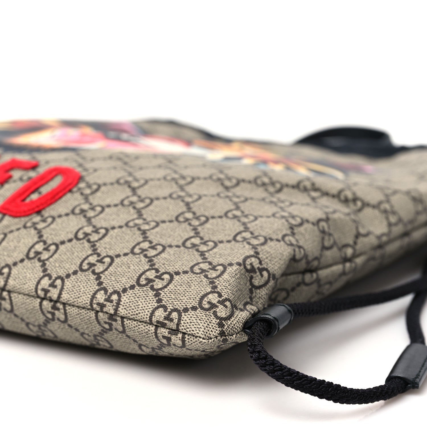 Gucci GG Supreme Monogram Angry Cat Drawstring Backpack 10 of 10