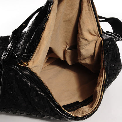 Bottega Veneta Nappa Intrecciato Shoulder Bag Nero Black 5 of 8