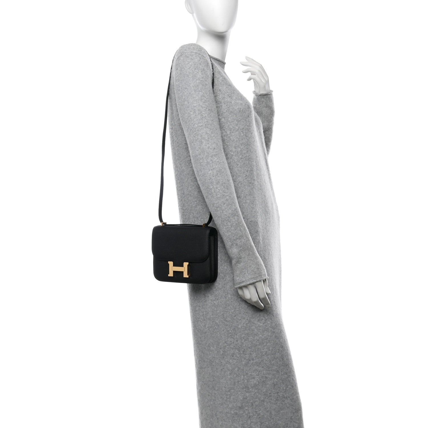 Hermes Epsom Constance 18 Black 3 of 12
