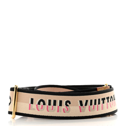 Louis Vuitton Jacquard Speedy Bandouliere 20 Shoulder Strap Black 2 of 3
