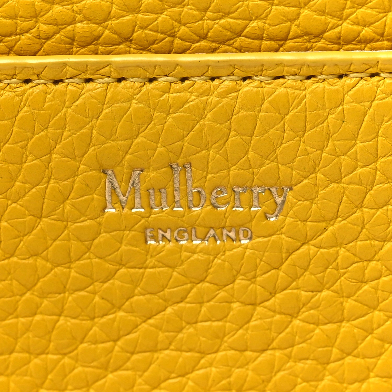 Mulberry Natural Grain Calfskin Small Darley Satchel Yellow 6 of 10