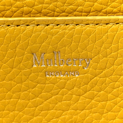 Mulberry Natural Grain Calfskin Small Darley Satchel Yellow 6 of 10