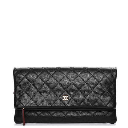 Chanel Caviar Quilted CC Beauty Clutch Black 1 of 9