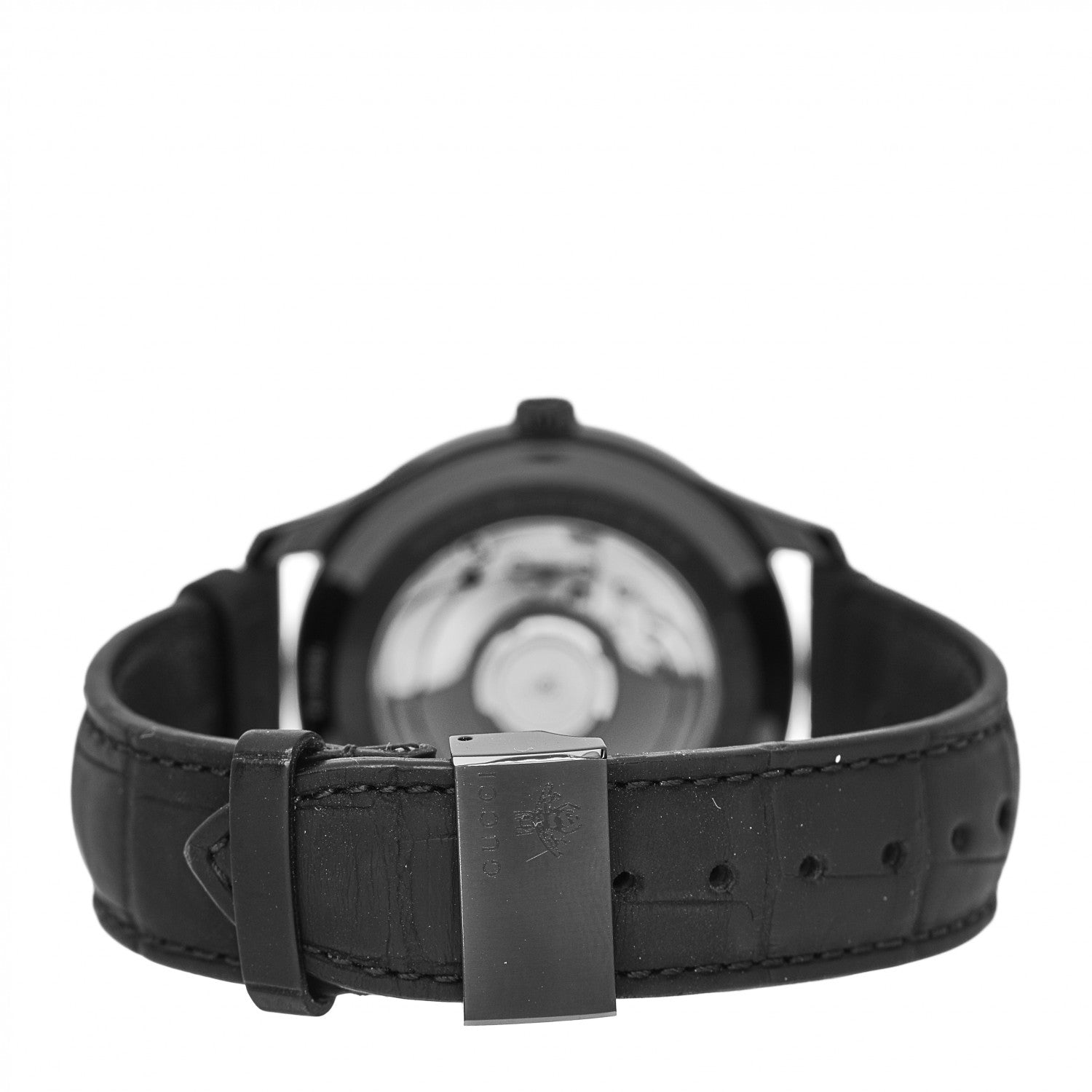 Gucci Stainless Steel Alligator 40mm G-Timeless GMT Snake Hand Automatic Watch Black 3 of 5