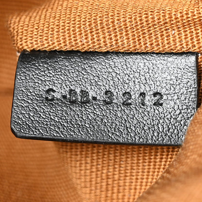 Celine Triomphe Canvas Coin and Card Pouch With Hook Black 7 of 8