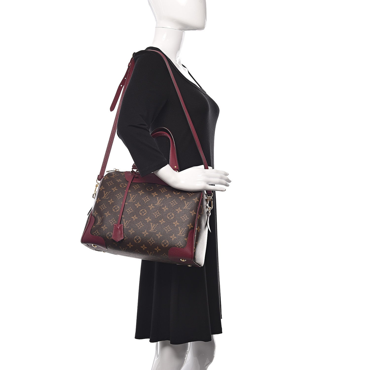 Louis Vuitton Monogram Retiro NM Raisin 2 of 10
