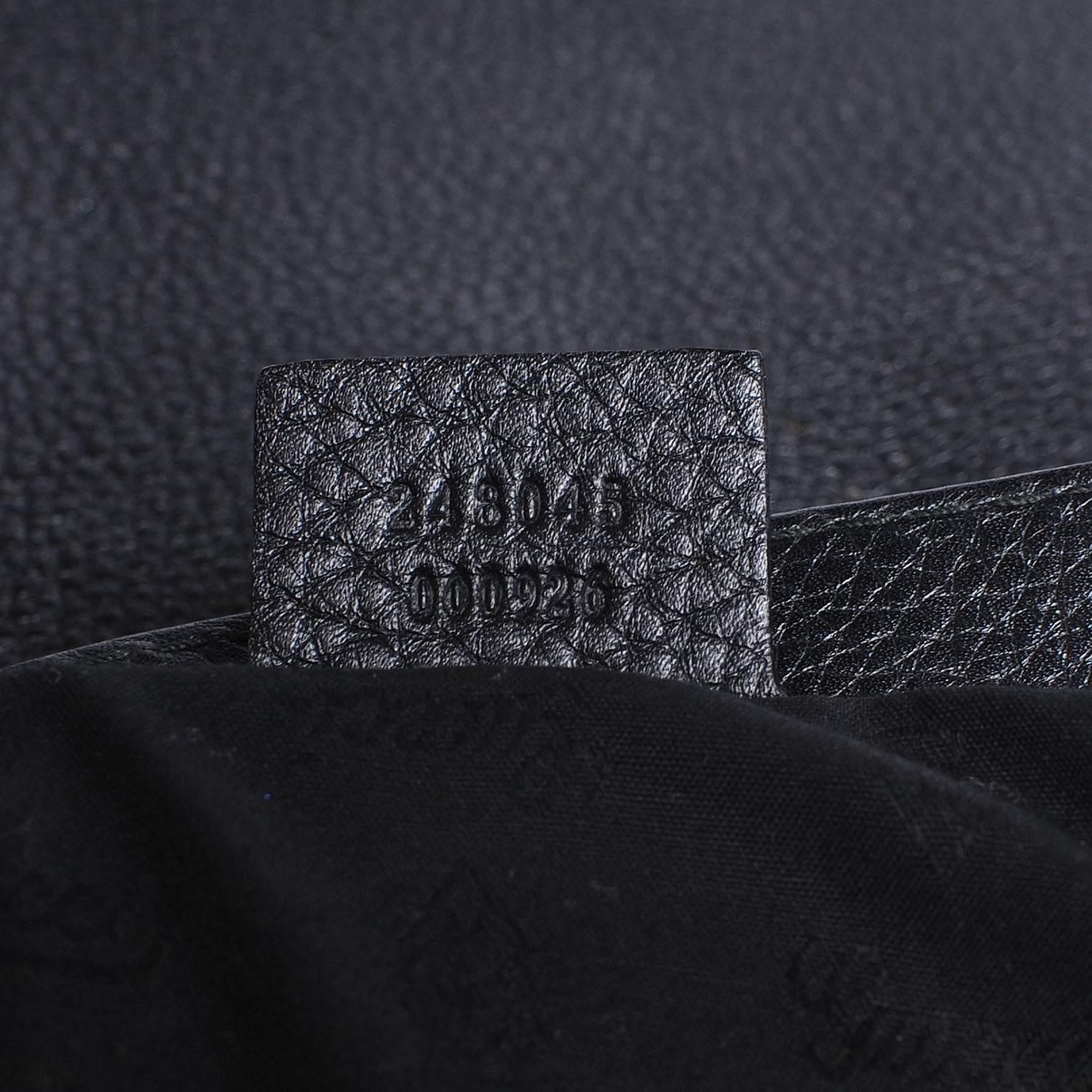 Gucci Suede G Square Medium Shoulder Bag Black 7 of 7