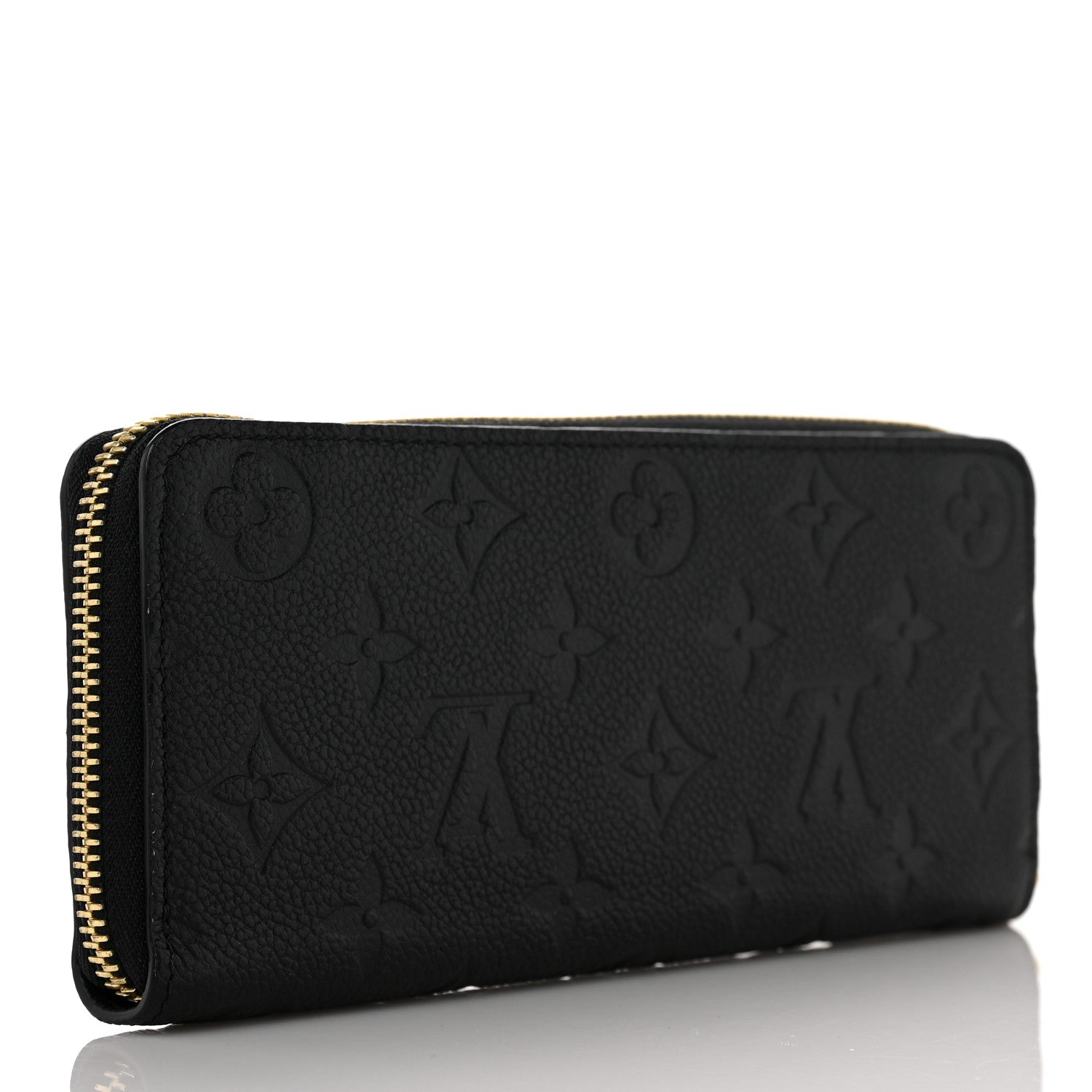 Louis Vuitton Empreinte Clemence Wallet Black 3 of 9