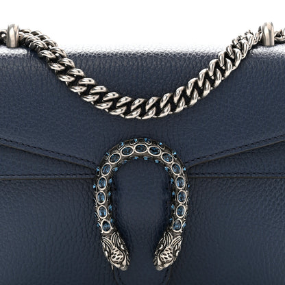 Gucci Dollar Calfskin Crystal Mini Dionysus Shoulder Bag Blue Agata Montana Sapphire 8 of 11