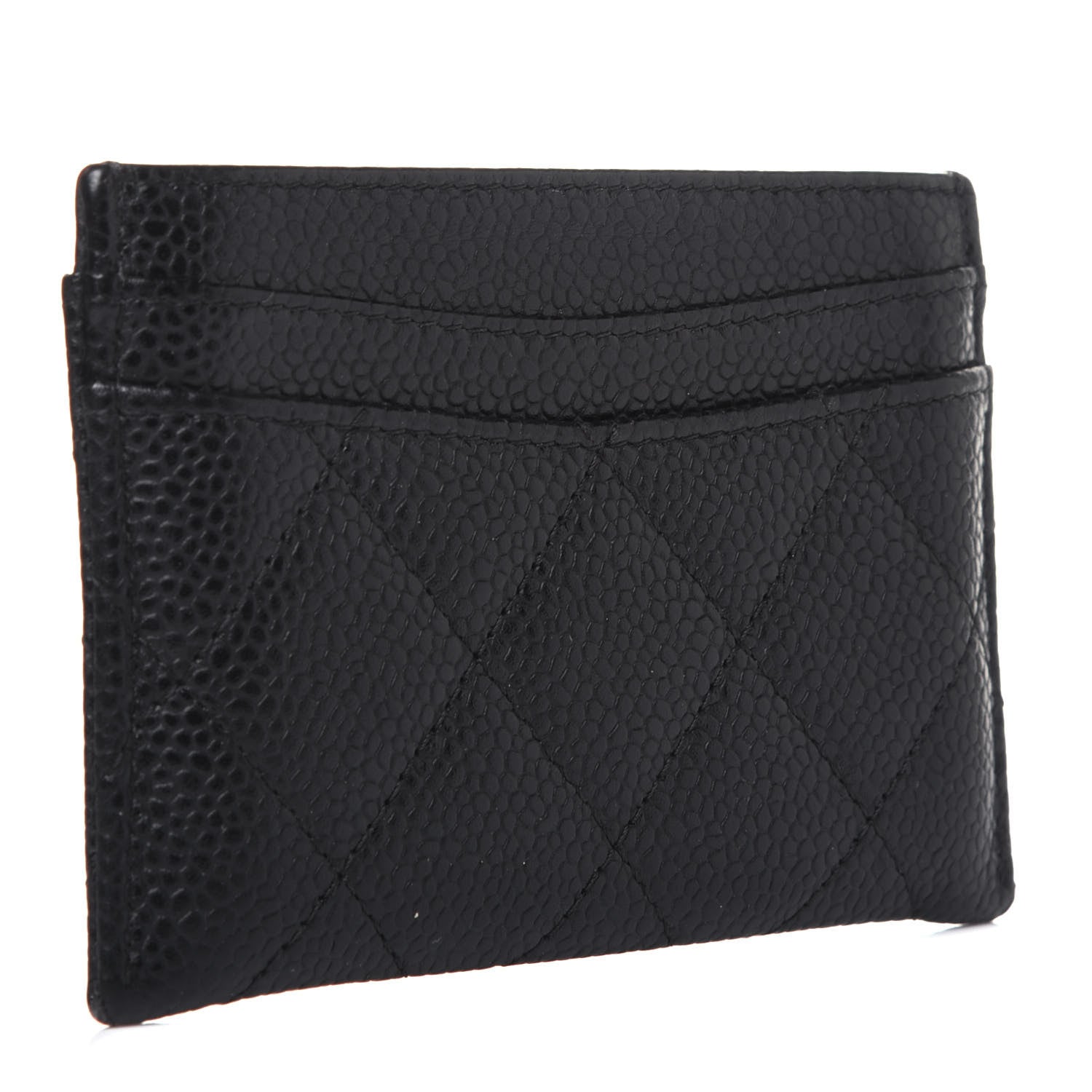 Chanel Caviar Quilted Card Holder Black 2 of 10
