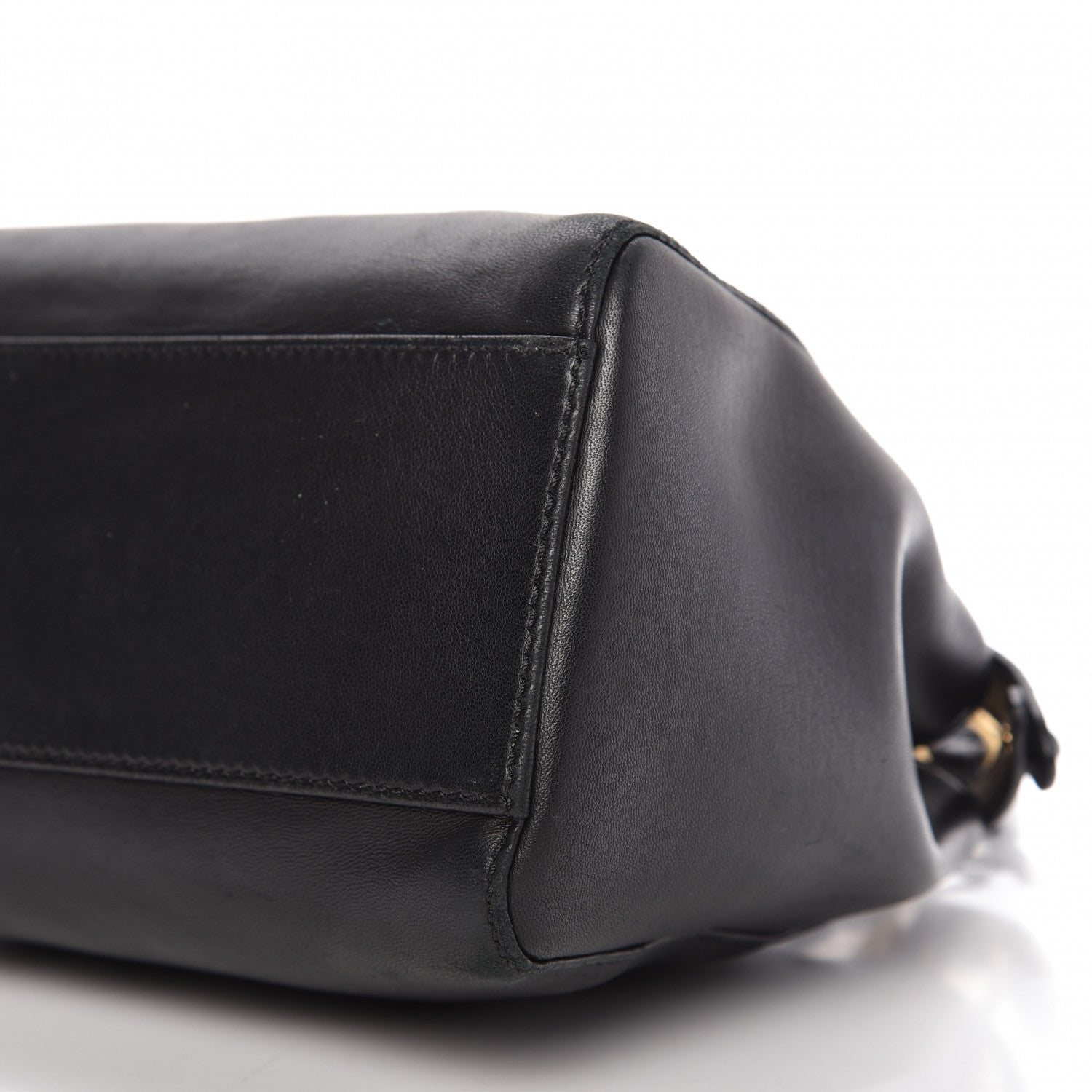 Fendi Nappa Mini Peekaboo Iconic Satchel Black 7 of 9