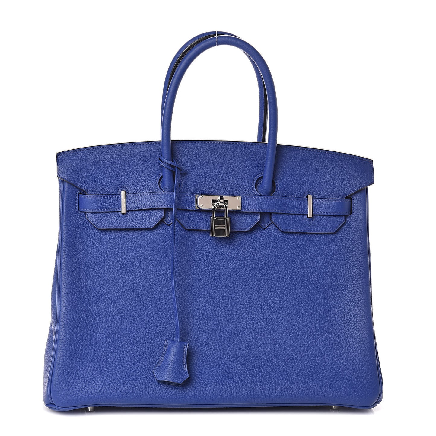 Togo Birkin 35 Bleu Electrique