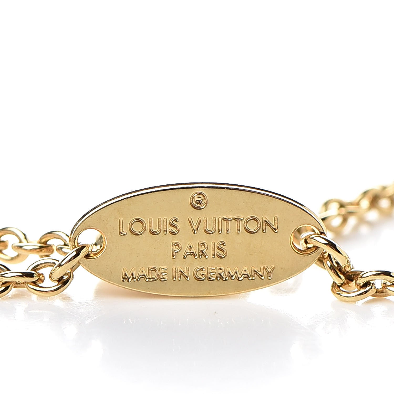 Louis Vuitton Brass Flower Full Bracelet Gold 4 of 5