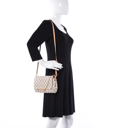 Louis Vuitton Damier Azur Favorite MM 2 of 14