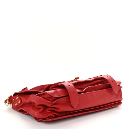 Proenza Schouler Lambskin Medium PS1 Satchel Red 4 of 9