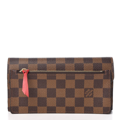 Louis Vuitton Damier Ebene Josephine Wallet Red 7 of 7