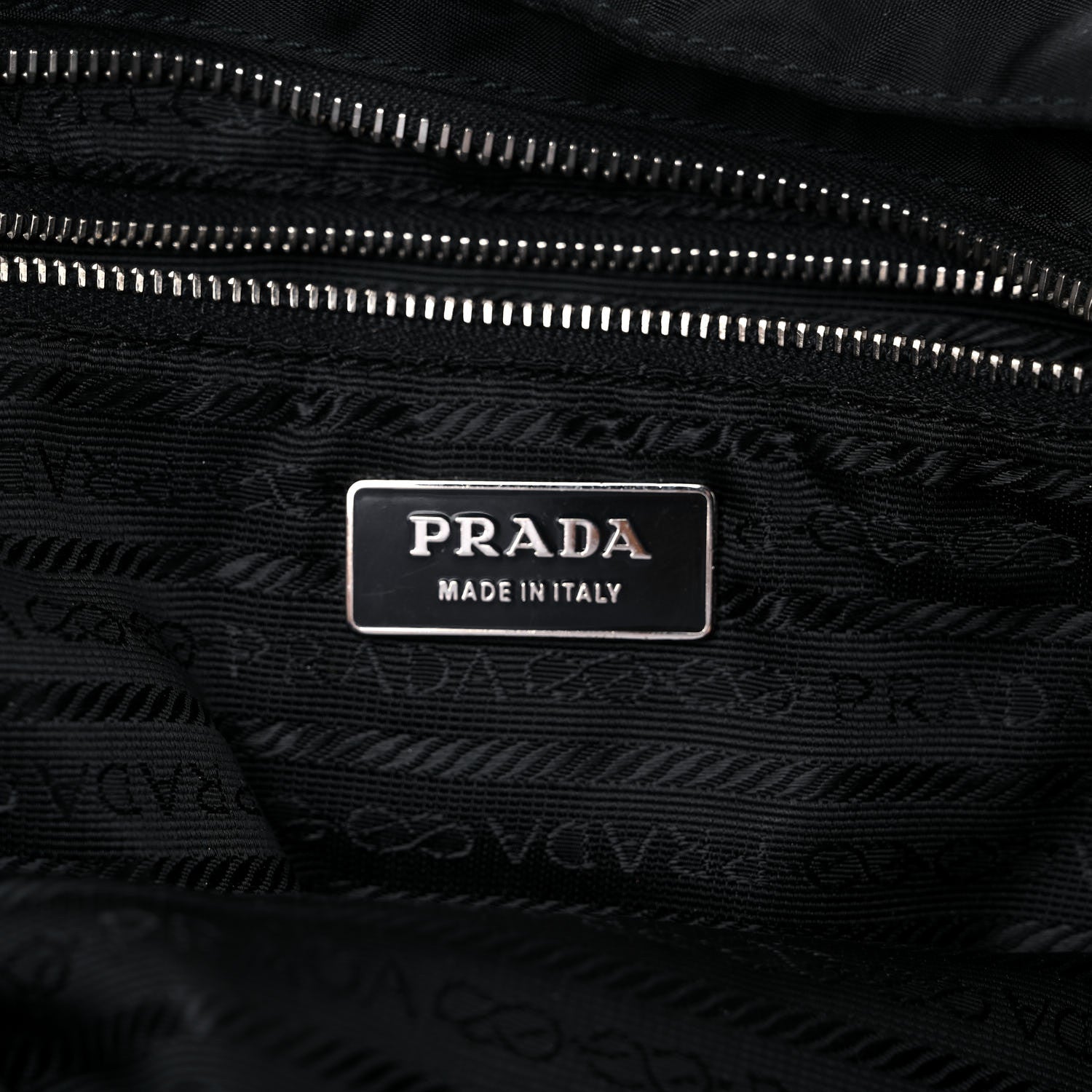 Prada Tessuto Nylon Soft Calf Tote Black 5 of 20