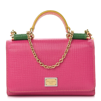 Dolce & Gabbana Dauphine Mini Von Bag Pink Multicolor 1 of 8